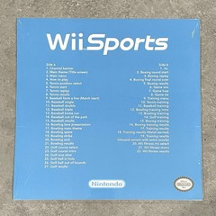 Wii Sports Vinyl LP Record White Color VGM OST Nintendo Wii Game Not Moonshake