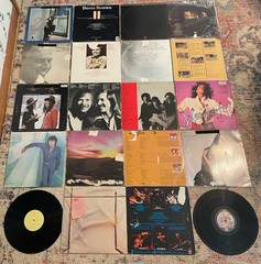 Vintage Vinyl Record Lot of 17 LPs – 70s 80s Rock Pop Soul Country Doors Summer