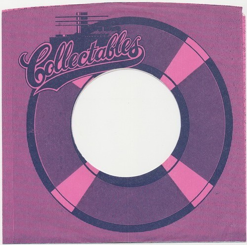 Company Sleeve 45 Collectables – Pink w/ Blue Text & Logo (1981-1984)