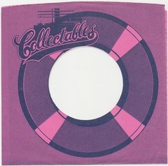 Company Sleeve 45 Collectables – Pink w/ Blue Text & Logo (1981-1984)