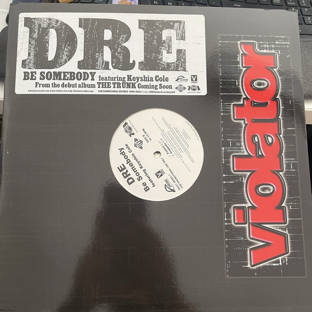 2006 US Promo Dre Be Somebody 12” Vinyl Single Keshia Cole