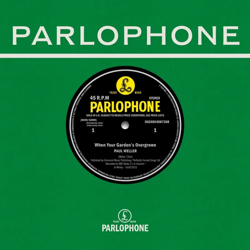 RECORD STORE DAY 2026 PAUL WELLER / WHEN YOUR GARDEN’S OVERGROWN RSD 7″