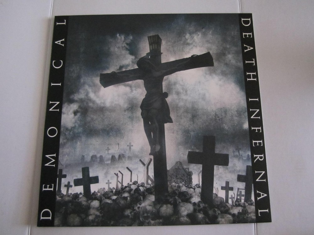DEMONICAL – Death Infernal, LP, White/Gray/Black Marble, 2021 Reissue, LIKE NEW!
