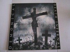 DEMONICAL – Death Infernal, LP, White/Gray/Black Marble, 2021 Reissue, LIKE NEW!