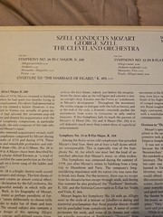 George Szell Conducts Wolfgang Amadeus Mozart, The Cleveland Orchestra, Symphony