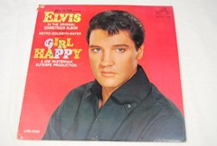 Elvis Girl Happy Vintage Vinyl LP 1965 RCA Victor Record LSP-3338