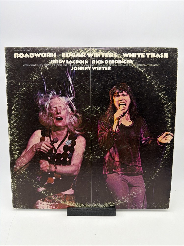 Edgar Winter’s White Trash Roadwork 1972 Double Vinyl LP Epic Records KEG 31249