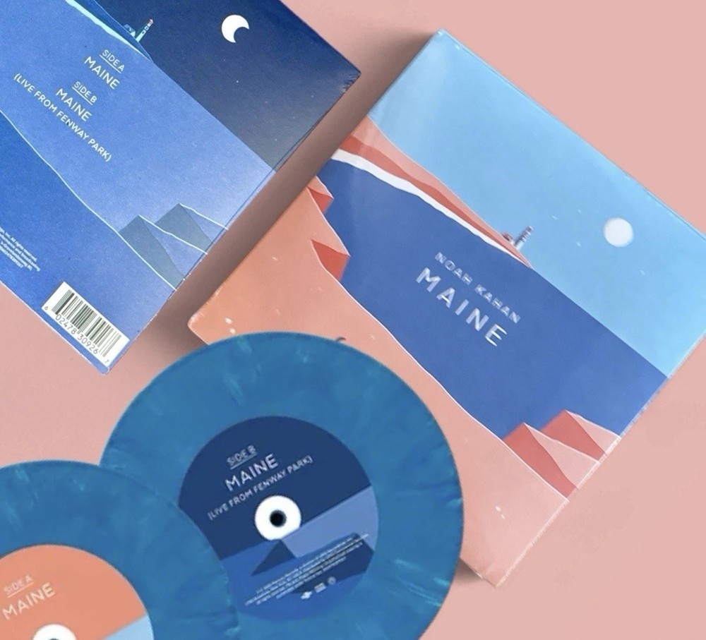 Noah Kahan Maine Limited 7″ Sea Glass Blue Vinyl Single NEW/Sealed