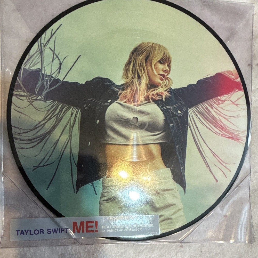 Taylor Swift ME! Picture Disc Vinyl Single Republic Records Plastic Slipcover
