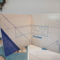 Jay-Z The Blueprint 2lp Blue Vinyl 2001 1st PROMO Press LIMITED W/Insert VG+/NM-