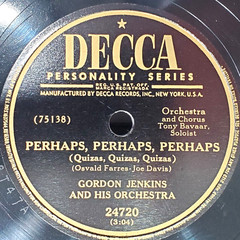 Gordon Jenkins Orchestra 1949 VG 78 10 in Record Decca 24720 Don’t Cry Joe