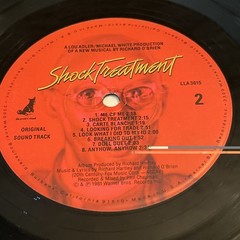 Shock Treatment-Original Soundtrack Vinyl LP Record 1981 Warner Bros USA LLA3615