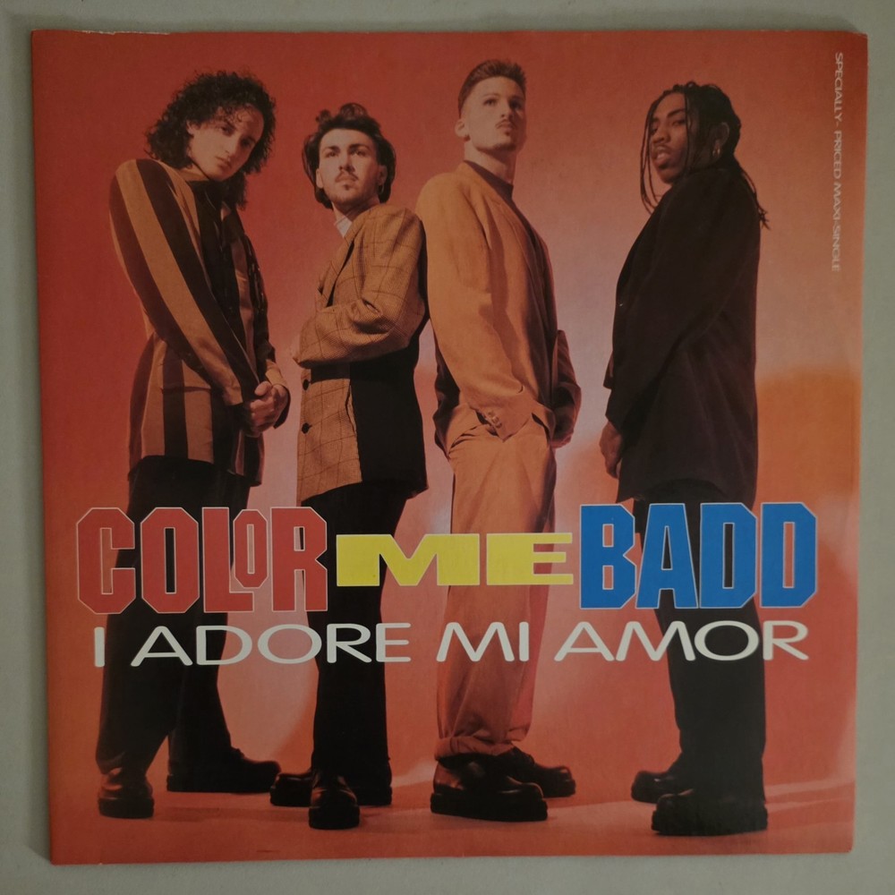 Color Me Badd I Adore Mi Amor Vinyl Record VG+ RARE 1990’s R&B Smash Hit