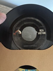 Vintage 45 RPM Record Lot In Album Country Rock Pop RCA Decca Columbia Mixed