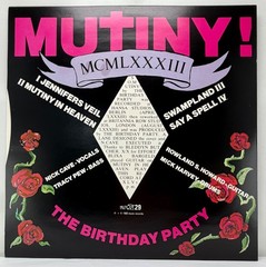 The Birthday Party-Mutiny!-12″ vinyl 45 RPM-1983-Lyrics insert