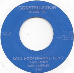 GENE CHANDLER Here Come The Tears on Constellation soul VG+ 45 HEAR