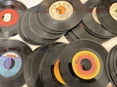 Huge Lot Of 60+ 45RPM Records / Rare / Vintage Vinyl