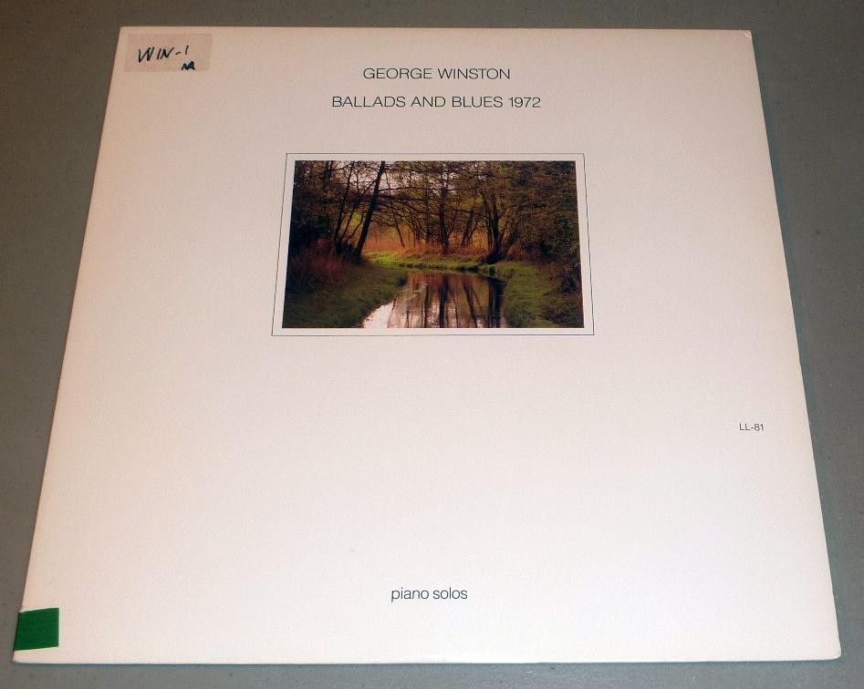 GEORGE WINSTON LP – Ballads and Blues 1972