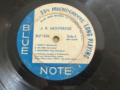 J.R. Monterose Blue Note 1536 LP ~ RARE ~ Flat Edge ~ Lexington ~ DG ~ Ear RVG