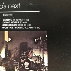LP VINYL THE WHO ALBUM WHO’S NEXT UK 1ST PRESS TRACK 2408 102 1971 A1/B2 NM-/EX+