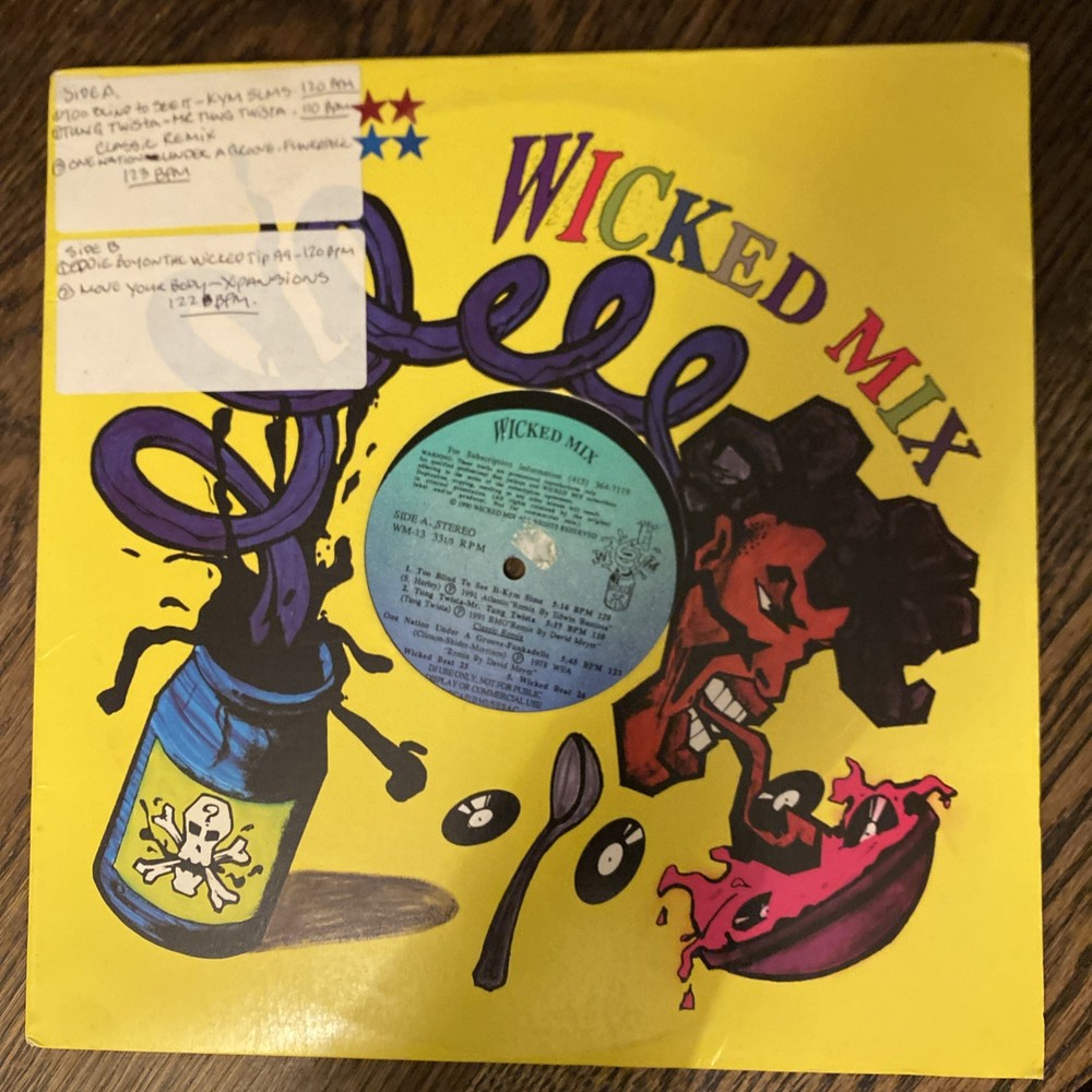 Wicked Mix 13 Vinyl 12” Orig Record Electronic VG