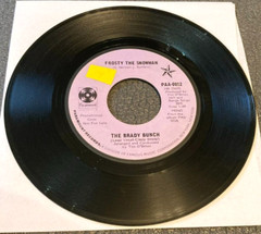 The Brady Bunch: Frosty the Snowman/Silver Bells 45 Paramount promo xmas VG HEAR