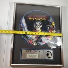 Alice Cooper Hey Stoopid vinyl in frame One Of A Kind.