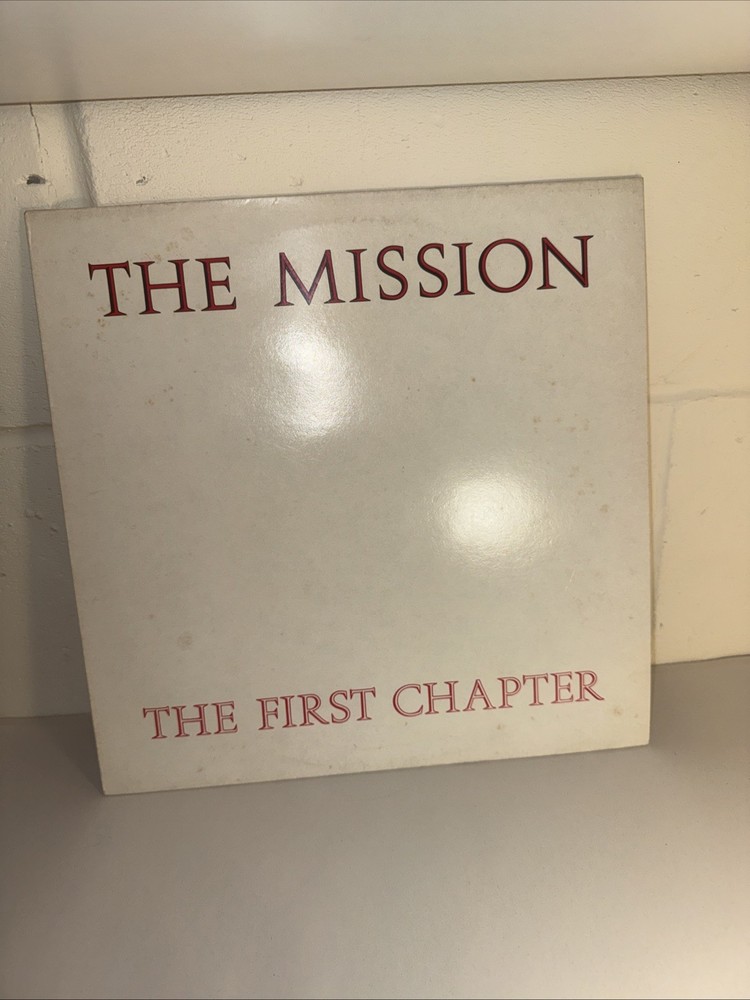 The Mission The First Chapter LP 1987 UK Mercury MISH 1 Goth Rock Vinyl Album