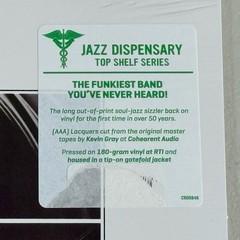 Catalyst – Perception Jazz Dispensary Top Shelf 180 Gram Vinyl NEW