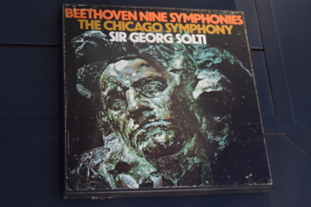 “Beethoven Nine Symphonies” Sir Georg Solti/Chicago Pristine 9 LP’s