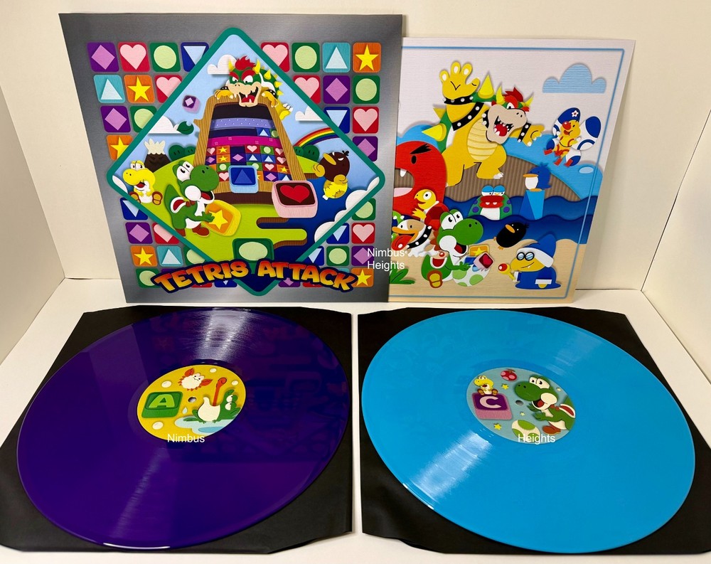 Tetris Attack Soundtrack Vinyl Record 2xLP Video Game Soundtrack VGM OST New