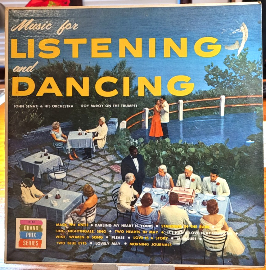 John Senati Orchestra Music For Listening and Dancing LP Record Vinyl Used