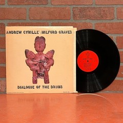 Andrew Cyrille Milford Graves Dialogue Of The Drums Vinyl Record LP 1974 001 VG+