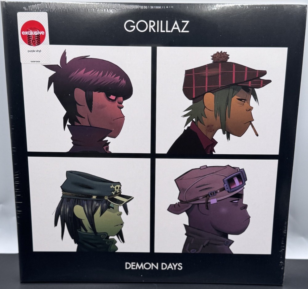 Sealed Gorillaz “Demon Days,” Target exclusive, 2LP, opaque purple vinyl