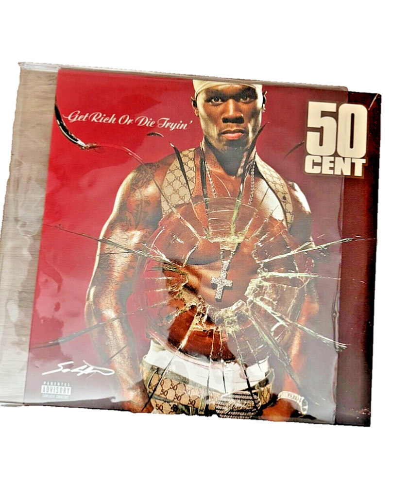 COA Signed Get Rich or Die Tryin’ by 50 Cent (Record, 2003)