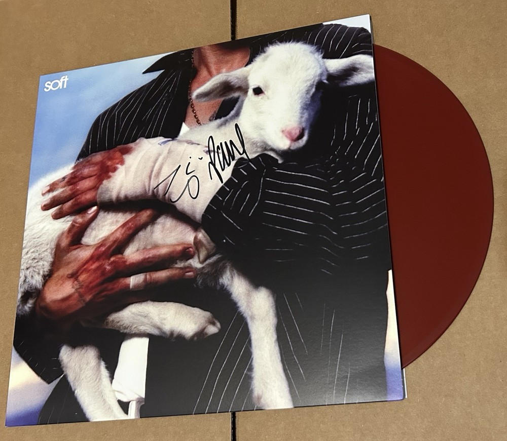 LANY SIGNED SOFT JAKE GROSS PAUL KLEIN LP COLOR VINYL ROUGH TRADE NYC 4/9/26