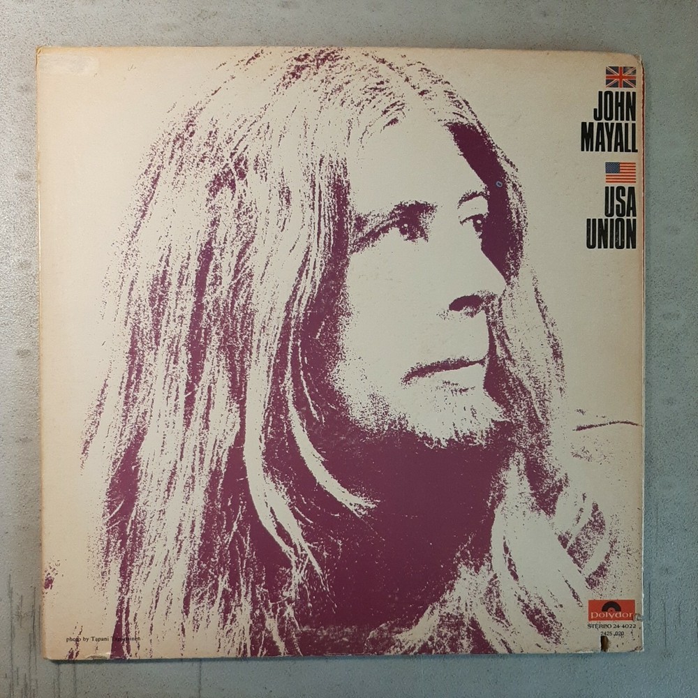 John Mayall USA Union LP Vinyl 1970 Polydor Harvey Mandel