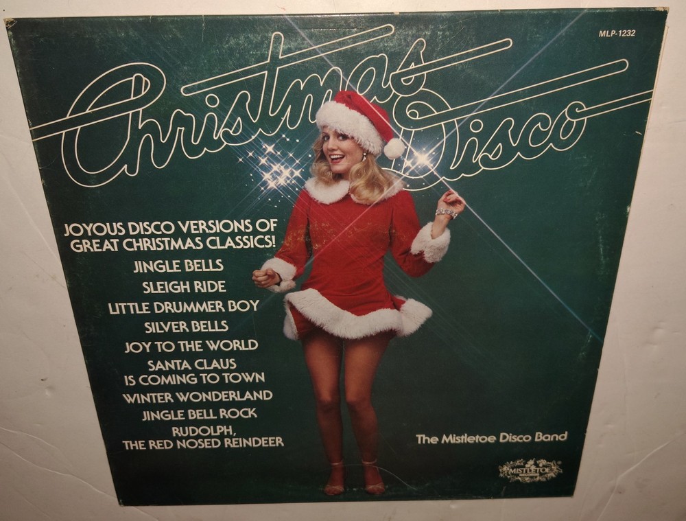 The Mistletoe Disco Band Christmas Disco Vinyl Records Holiday Party Time