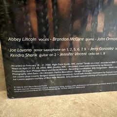 ABBEY LINCOLN OVER THE YEARS Vinyl Record LP, 2023, Germany, New, Sealed