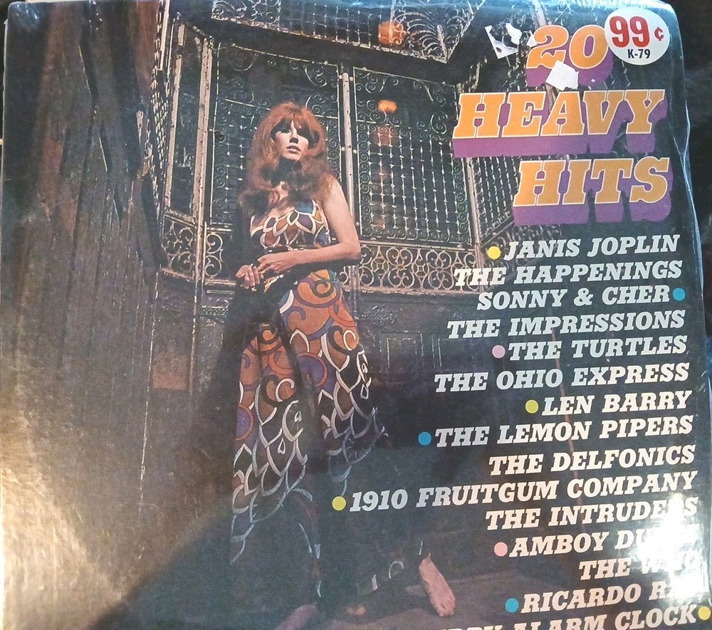 20 Heavy Hits – 1970 Adam Productions – Classic Rock Vinyl LP VG+/VG+
