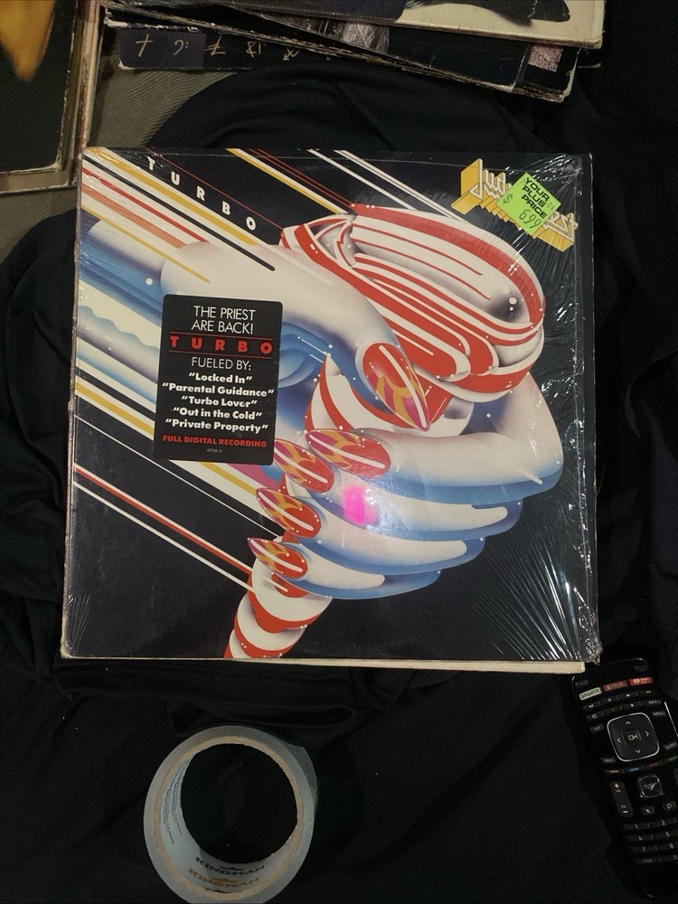 Judas Priest Turbo 1986 LP/Vinyl Hype Sticker- Columbia Records