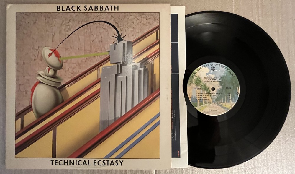 BLACK SABBATH TECHNICAL ECSTASY 1976 LP First Press WARNER BROTHERS BS2969 MINT-
