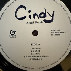 Cindy ANGEL TOUCH 2025 Japan Press Vinyl City Pop Classic Brand New
