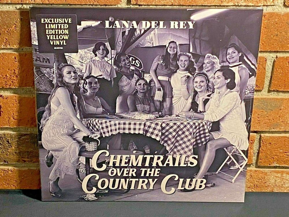 LANA DEL REY – Chemtrails Over The Country Club, Ltd 1st Press YELLOW VINYL New!