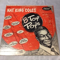 10″ 33 1/3 RPM LP “8 TOP POPS”- NAT “KING” COLE -1954