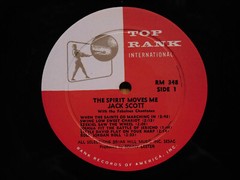 Jack Scott mich rock country gospel LP The Spirit Moves on Me Top Rank