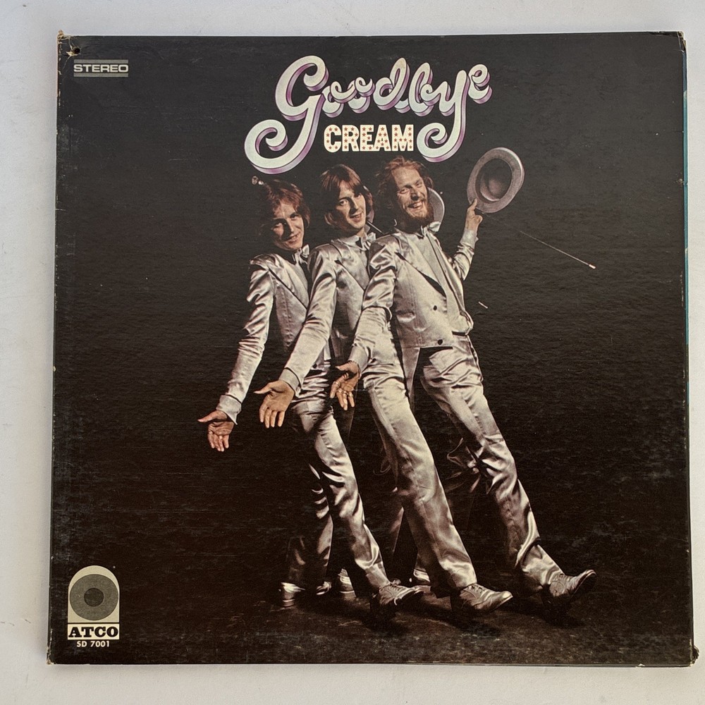 Cream Goodbye 1969 ATCO SD 7001 12″ Black Vinyl LP Stereo Rock