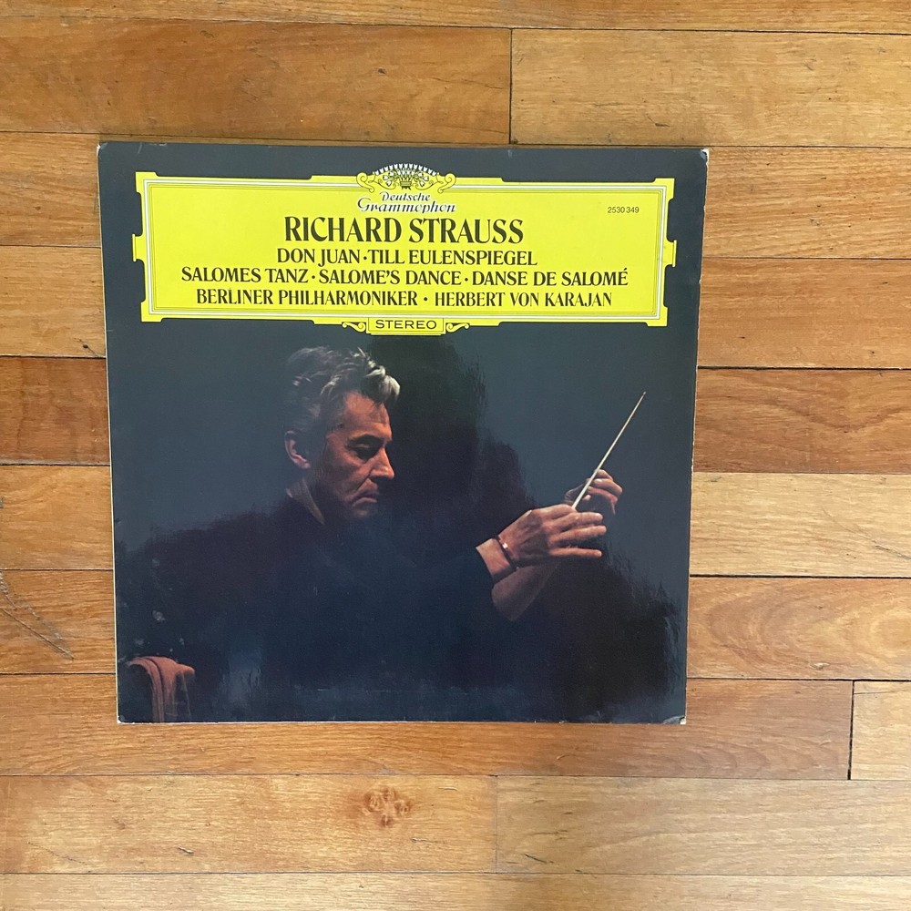 Richard Strauss Don Juan Till Eulenspiegel Vinyl LP Herbert Von Karajan 2530 349