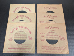 Lot of 6 Vintage RCA Victor 45 RPM 7″ Company Record Sleeves for Rock Jazz Soul