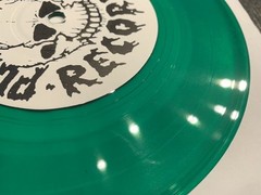 BULLET TREATMENT / SHELL SHOCK 7” Green Vinyl-The Bronx Social Distortion Drips